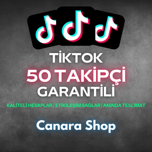  ⭐TİKTOK 50 GERÇEK TAKİPÇİ - Garantili - En İyisi - Düşüş Yok